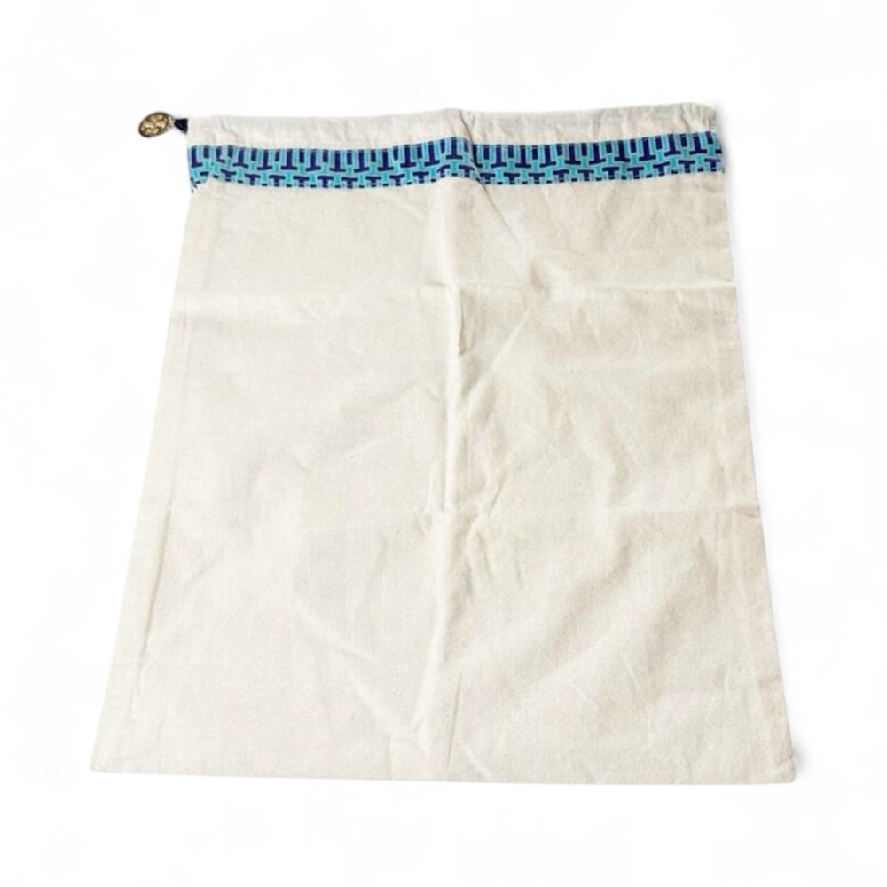 Tory Burch White and‎ Blue Bag